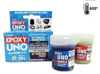 COLA EPOXI PEGATANKE UNO (100G) AZUL MARINHO