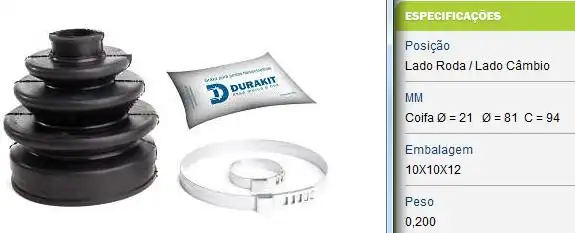 SANFONA HOMOC SUZUKI VITARA