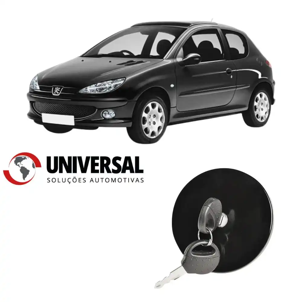 TAMPA TANQUE PEUGEOT 206 C/ CHAVE