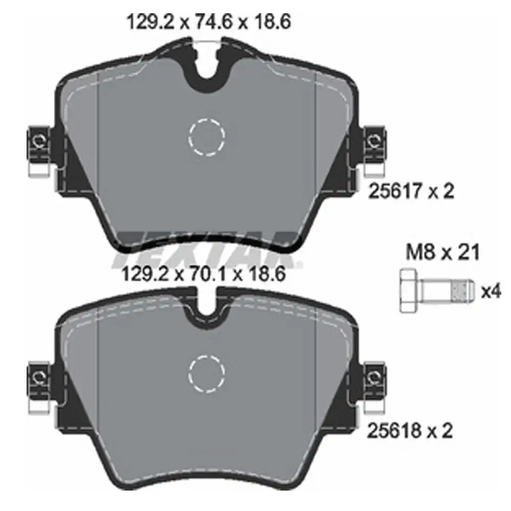 PASTILHA FREIO DIANTEIRA BMW X1 2015 ACIMA CERAMICA