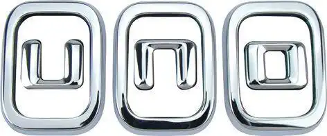 EMBLEMA FIAT UNO 2011/ CROMADO