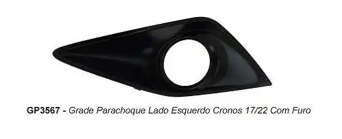 GRADE PARACHOQUE FIAT CRONOS 2017 A 2022 C/FURO ESQ
