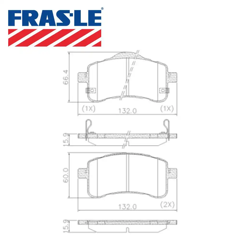 PASTILHA FREIO DIANTEIRA FORD TERRITORY 2020 A 2024