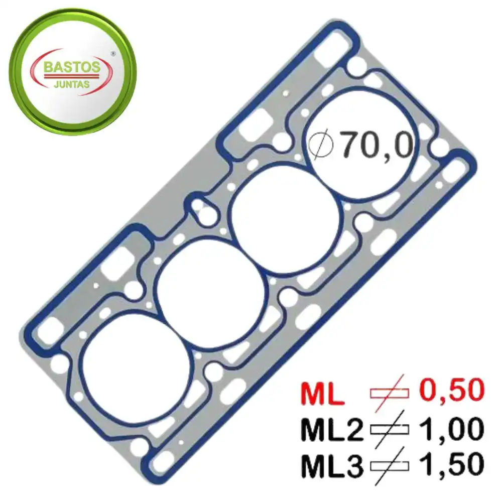 JUNTA CABECOTE PEUGEOT 206 CLIO 1.0 16V 1999/ METAL