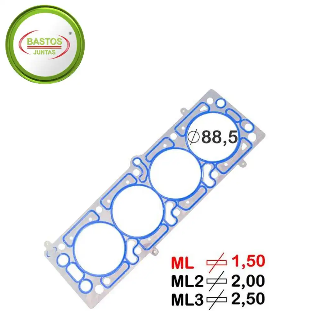 JUNTA CABECOTE S-10 2.4 MPFI 2000 A 2019 METAL SOB MED 1.40M