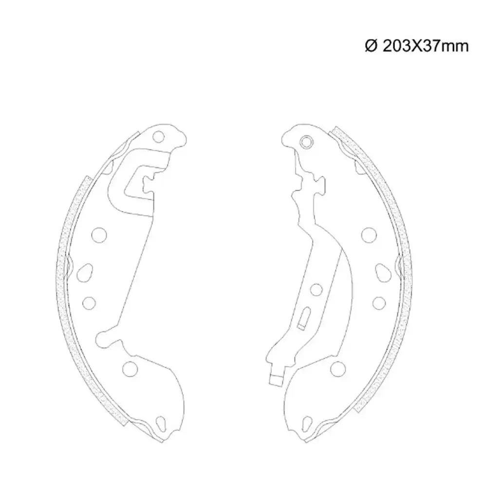 SAPATAS FREIO RENAULT LOGAN 2013 EM DIANTE
