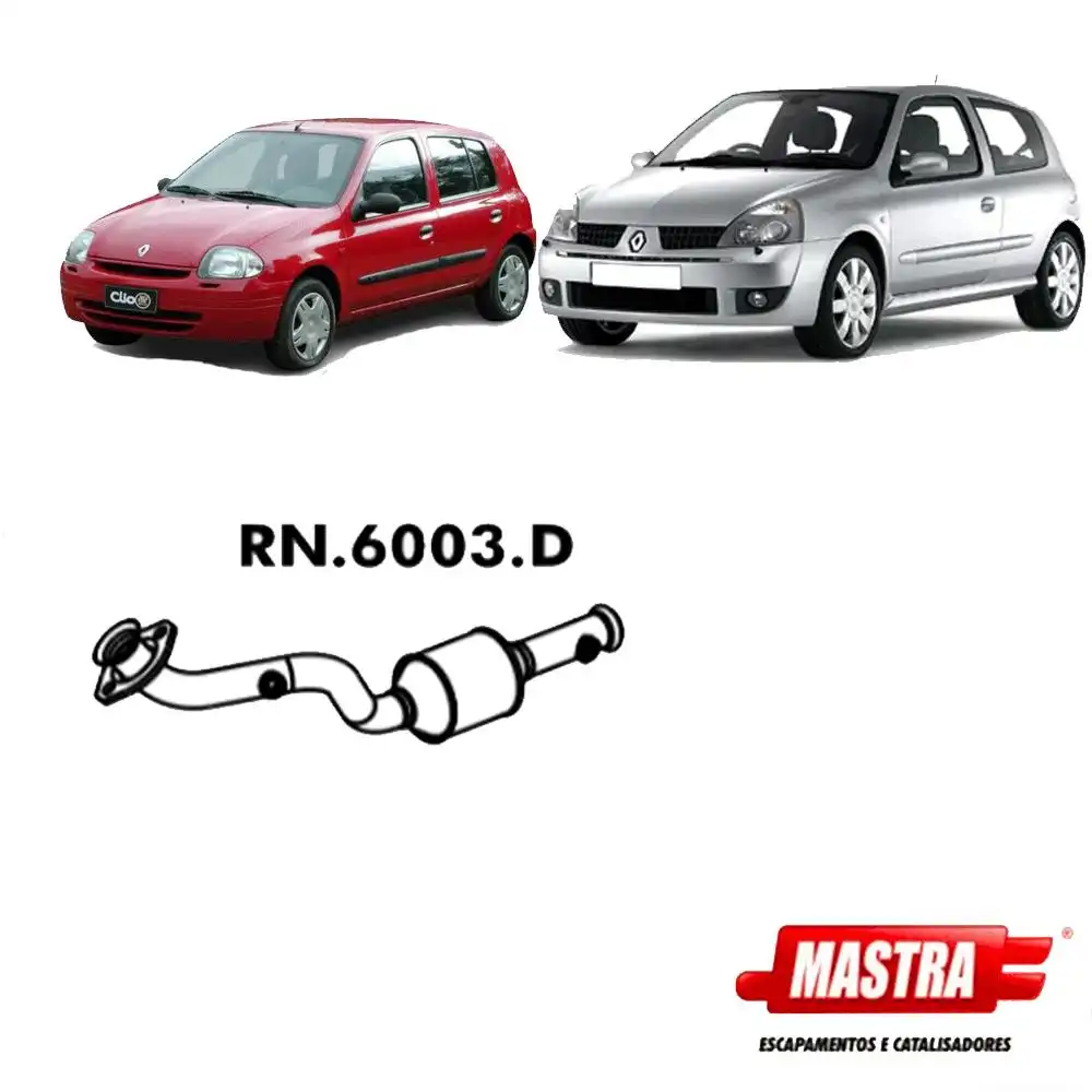 CANO SAIDA MOTOR RENAULT CLIO 1.0 8V 1999 A 2012 COM CATALIS