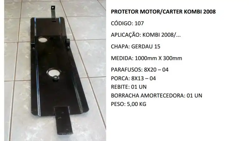PROTETOR MOTOR KOMBI 2006/