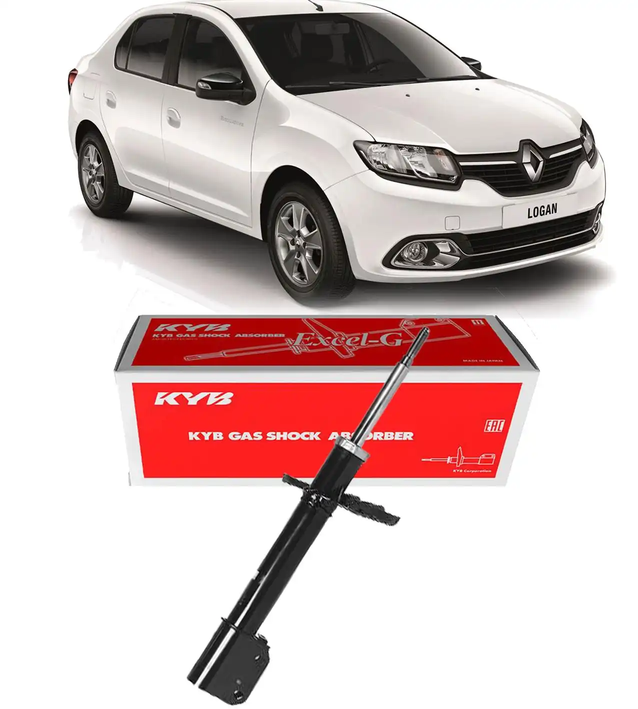 AMORTECEDOR DIANTEIRO RENAULT LOGAN 1.6 2014/