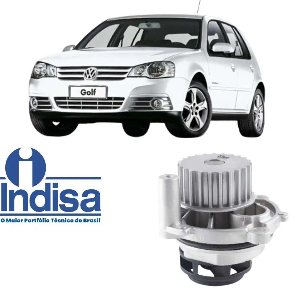 BOMBA DAGUA GOLF 1.6 8V 99/ AUDI A3 1.6 8V 99/ (23 DENTES)