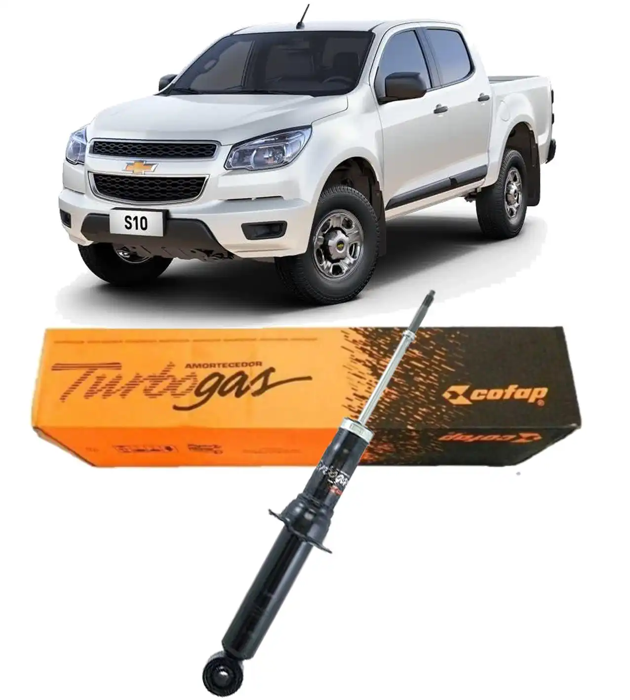 AMORTECEDOR DIANTEIRO S-10 2012 A 2021