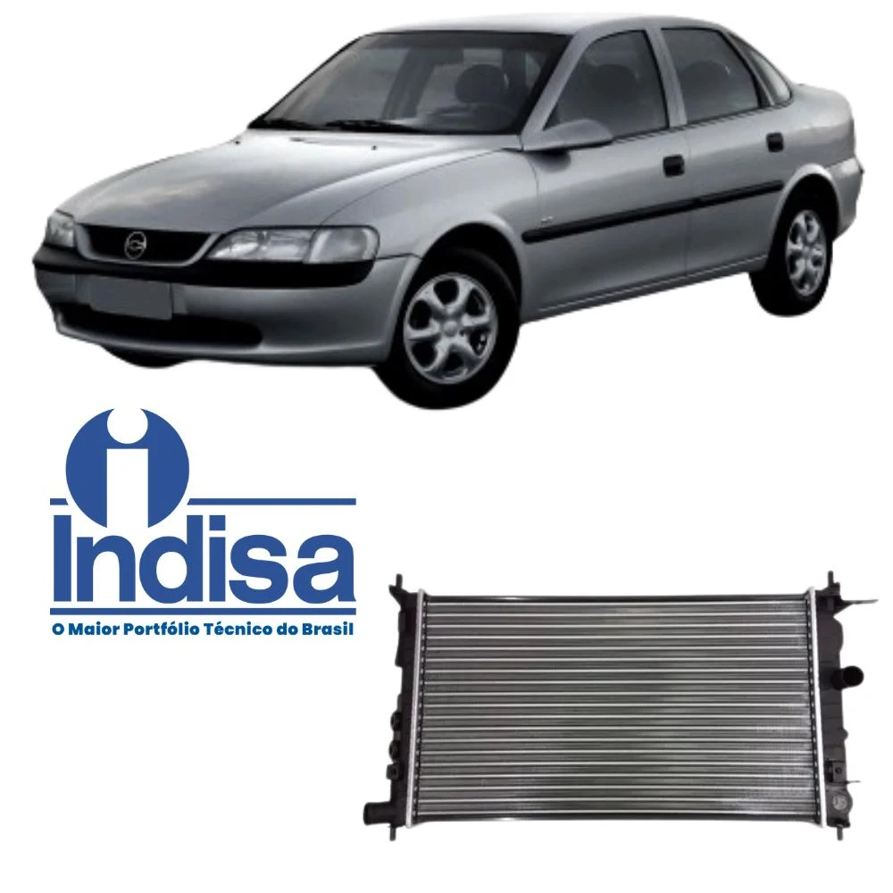 RADIADOR VECTRA 2.0 2.2 1997 A 2005 MANUAL COM AR