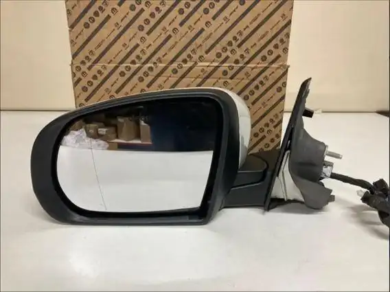 ESPELHO EXT JEEP COMPASS 2017/ CAPA BRANCA ACAB. CROMADO