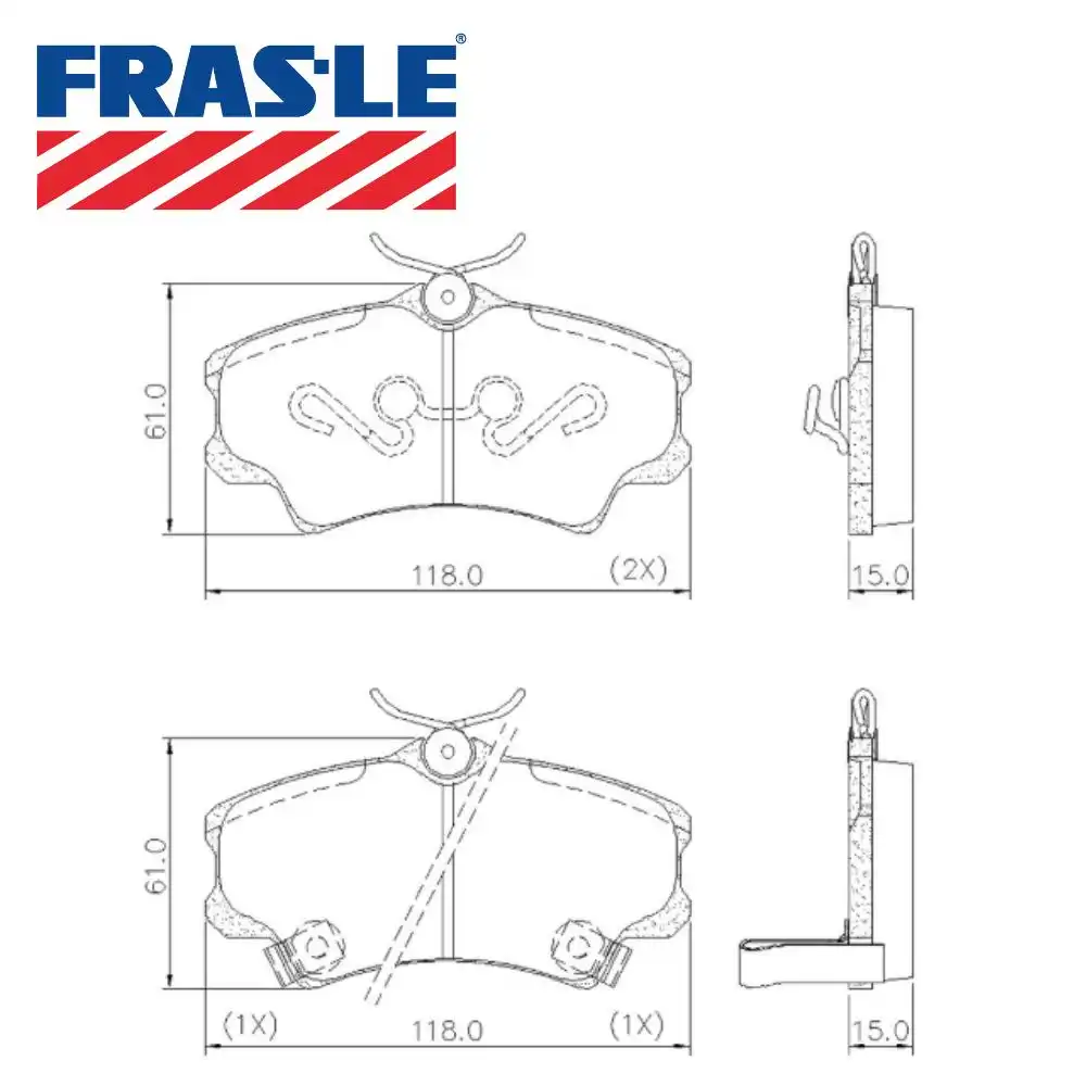 PASTILHA FREIO DIANTEIRA HONDA NEW CIVIC LXS 2007 A 2012