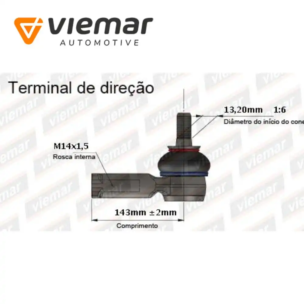 PONTEIRA DIRECAO CRUZE 2017 A 2022 ESQ