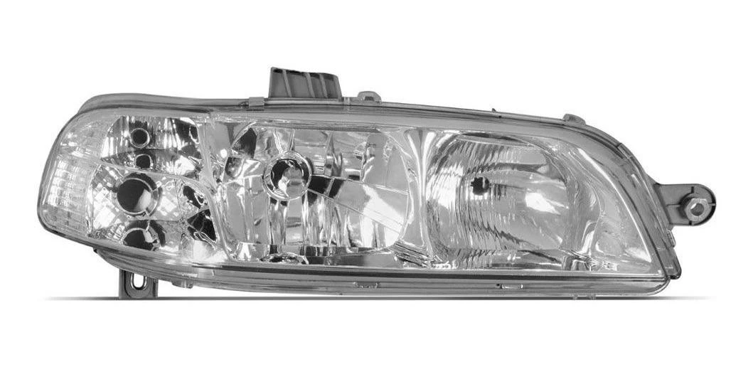 FAROL FIAT PALIO 01/04 ESQ C/ CARCACA CINZA