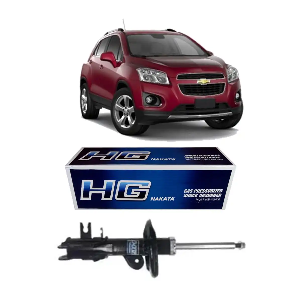 AMORTECEDOR DIANTEIRO TRACKER 2013 A 2019 DIREITO