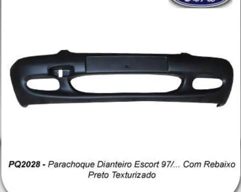 PARACHOQUE DIANT ESCORT 97/ PRETO TEXTURIZADO