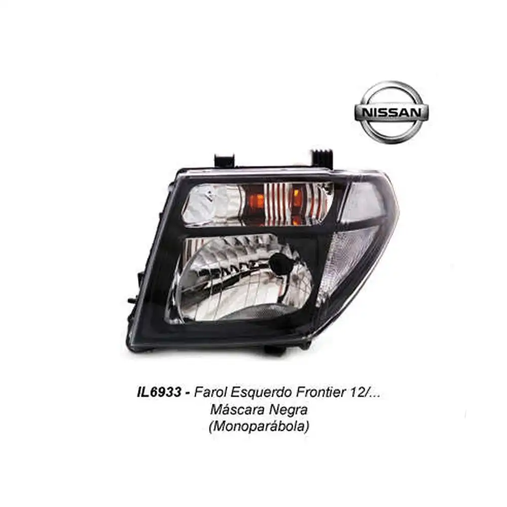 FAROL NISSAN FRONTIER 2012 A 2015 ESQ MASC NEGRA