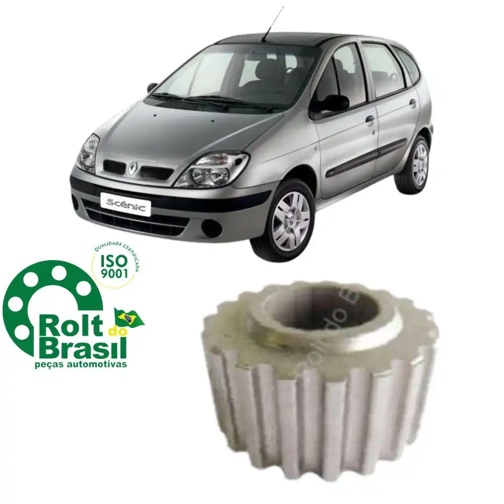 ENGRENAGEM VIRABREQUIM SCENIC 1.6 16V 1999 ACIMA SEM CHAVETA