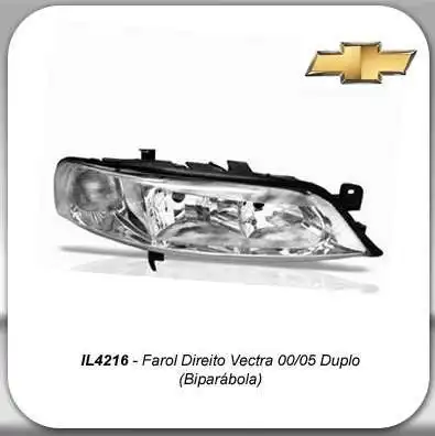 FAROL VECTRA 2000 A 2005 DIR (CROMADO)