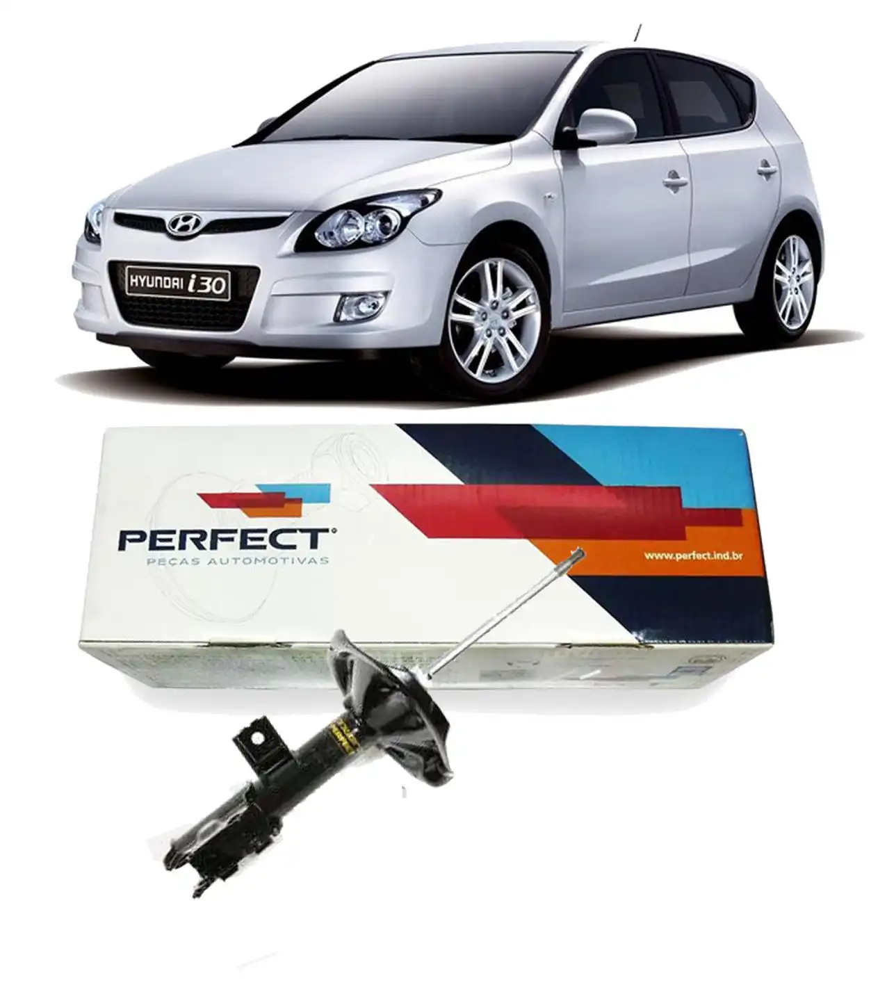 AMORTECEDOR DIANTEIRO HYUNDAI I30 2009 A 2012 DIREITO