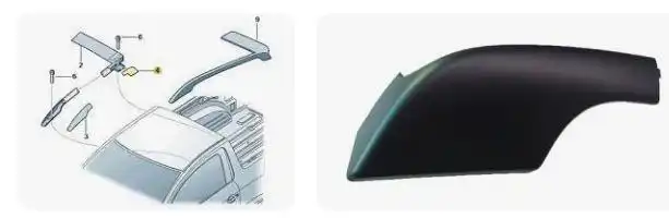 ACABAMENTO RACK SAVEIRO GV GVI 10/ TRAS DIR