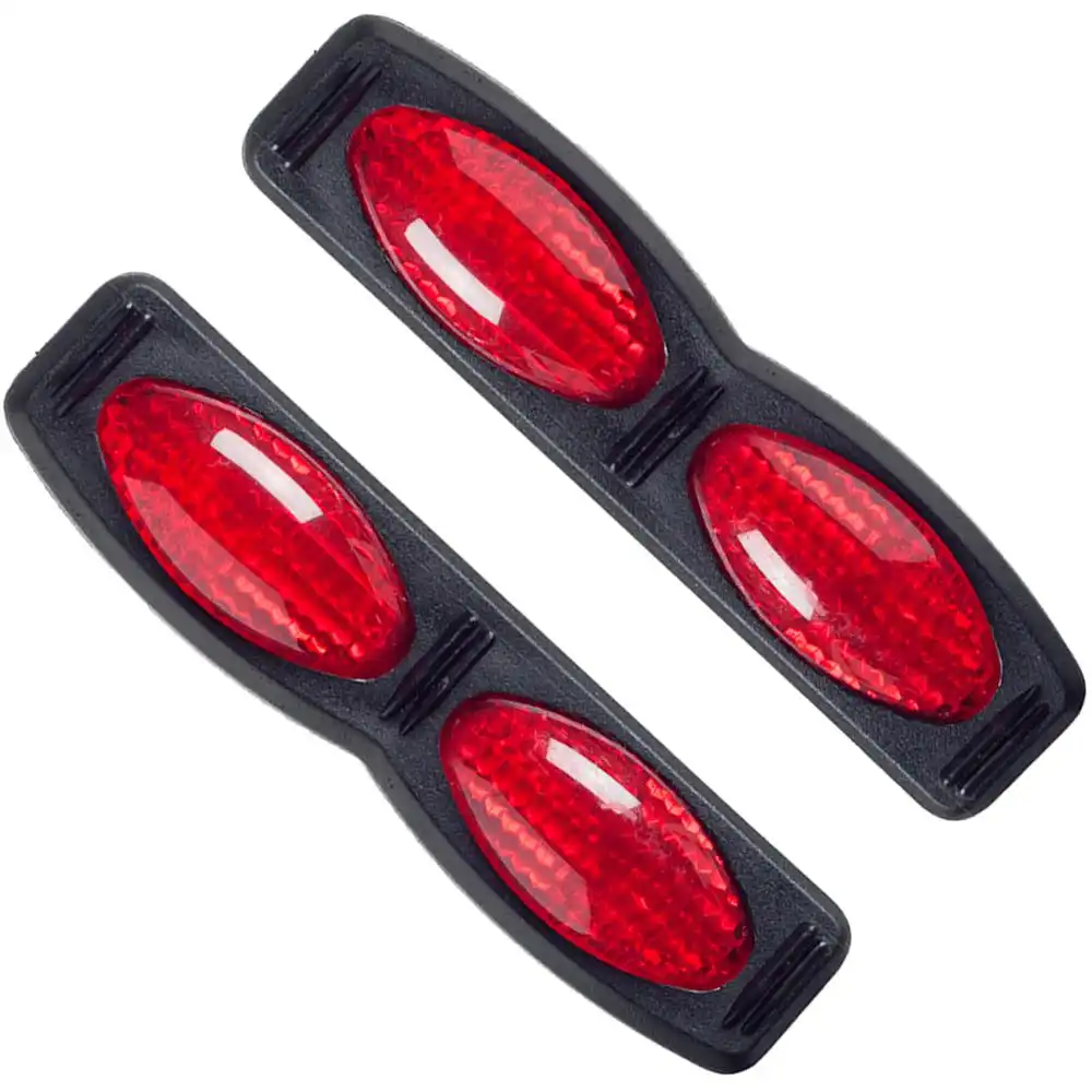 OLHO GATO UNIVERSAL DUPLO OVAL VERMELHO/AMBAR