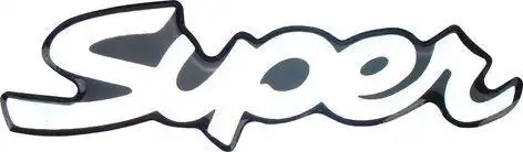 EMBLEMA ADESIVO SUPER CORSA GRANDE