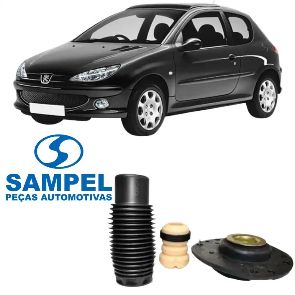 KIT AMORTECEDOR DIANTEIRO PEUGEOT 206 1.4 1998 A 2010 ESQ