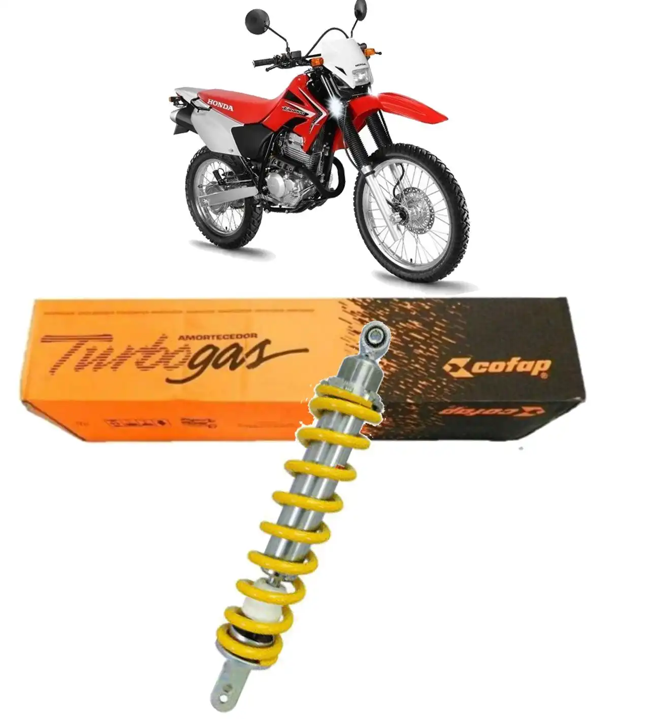 AMORTECEDOR TRASEIRO MOTO HONDA XR 250 TORNADO