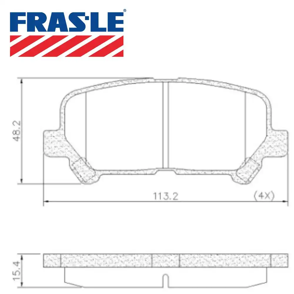 PASTILHA FREIO TRASEIRA TRAILBLAZER 2.8 16V 2012 ACIMA