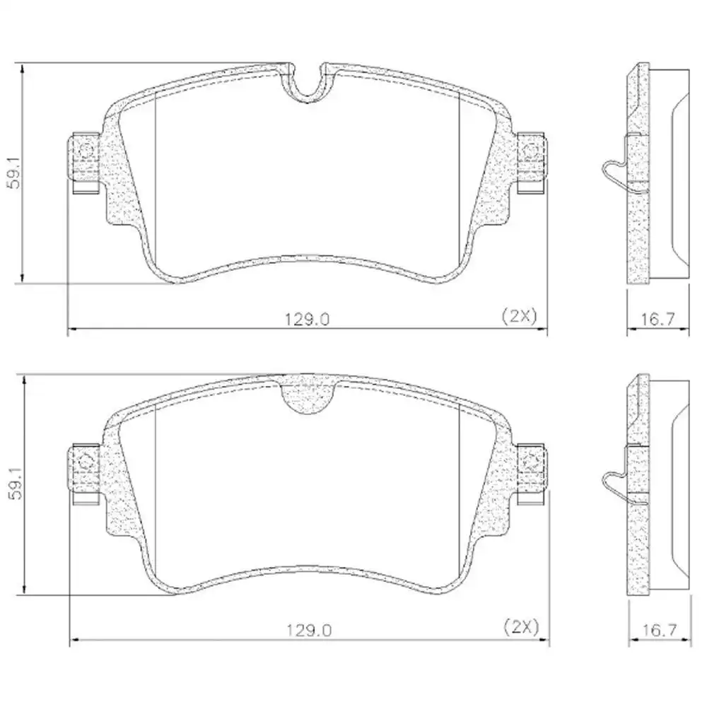 PASTILHA FREIO TRASEIRA AUDI A4 2.0 16V 2016 ACIMA