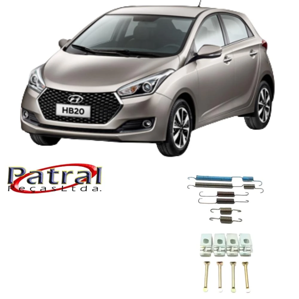 MOLA PATIM FREIO TRAS HYUNDAI HB20 1.0 12V 2012 ACIMA