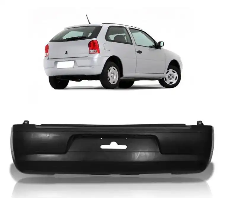 PARACHOQUE TRASEIRO GOL G4 2006 A 2010 PRETO LISO