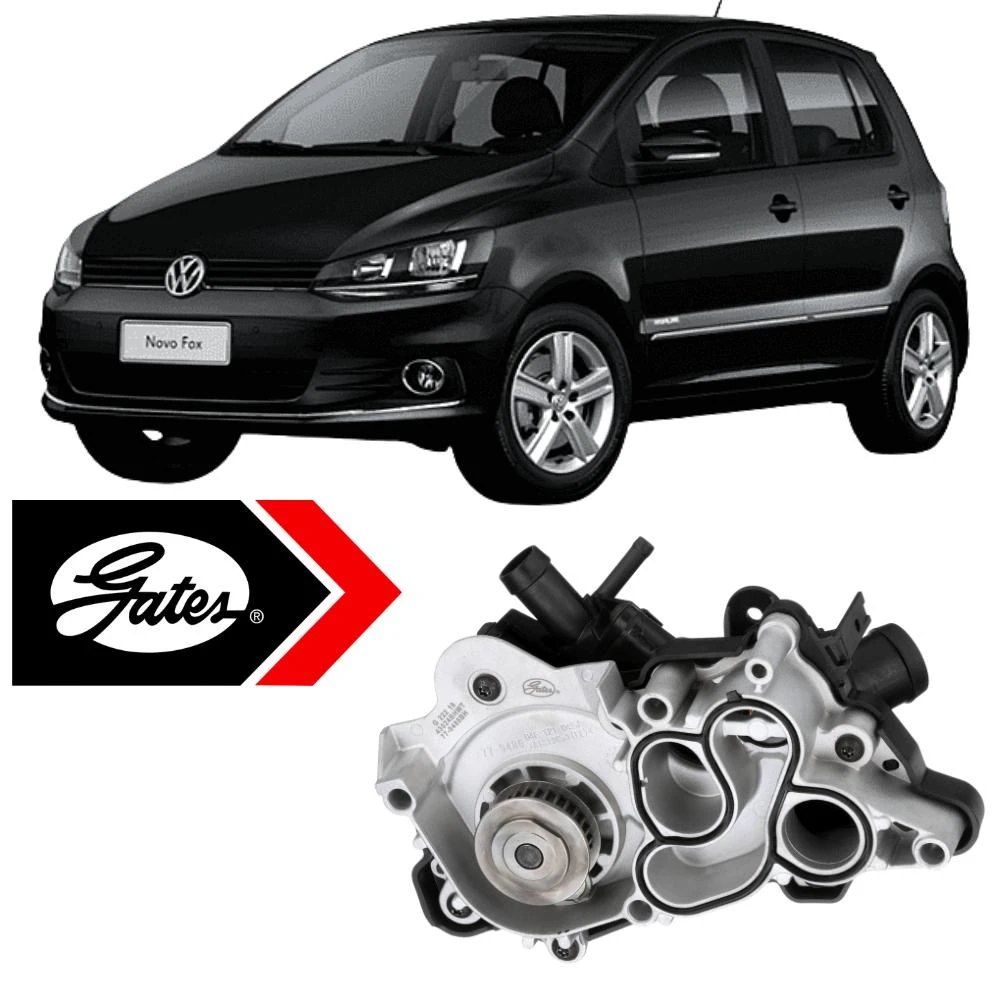 BOMBA DAGUA FOX 1.0 12V 3CC 14/  1.6 16V MSI 17/ COMPLETA