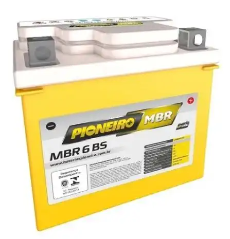 BATERIA UNIVERSAL MOTO MBR6BS 12V 6 AMP