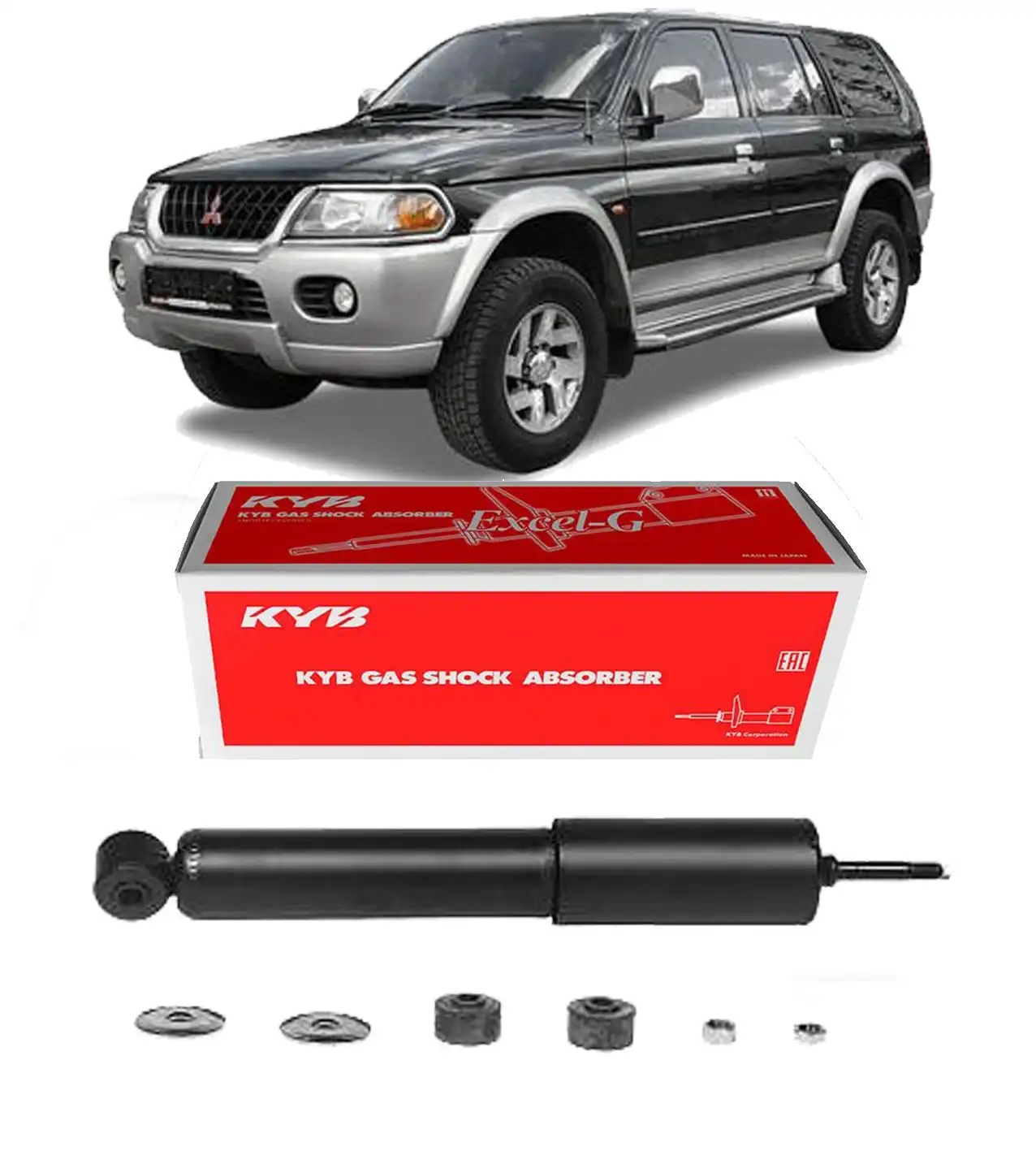 AMORTECEDOR DIANTEIRO MITSUBISHI PAJERO SPORT 1998 A 2011