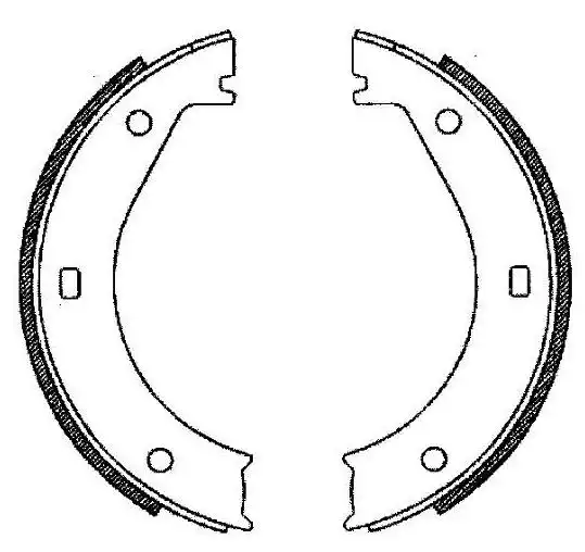 SAPATAS FREIO BMW SERIE 3 90/00 SERIE 5 80/95 SERIE 6 76/90