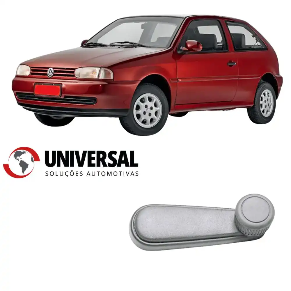 MACANETA VIDRO GOL PLUS 95/98 METAL CINZA