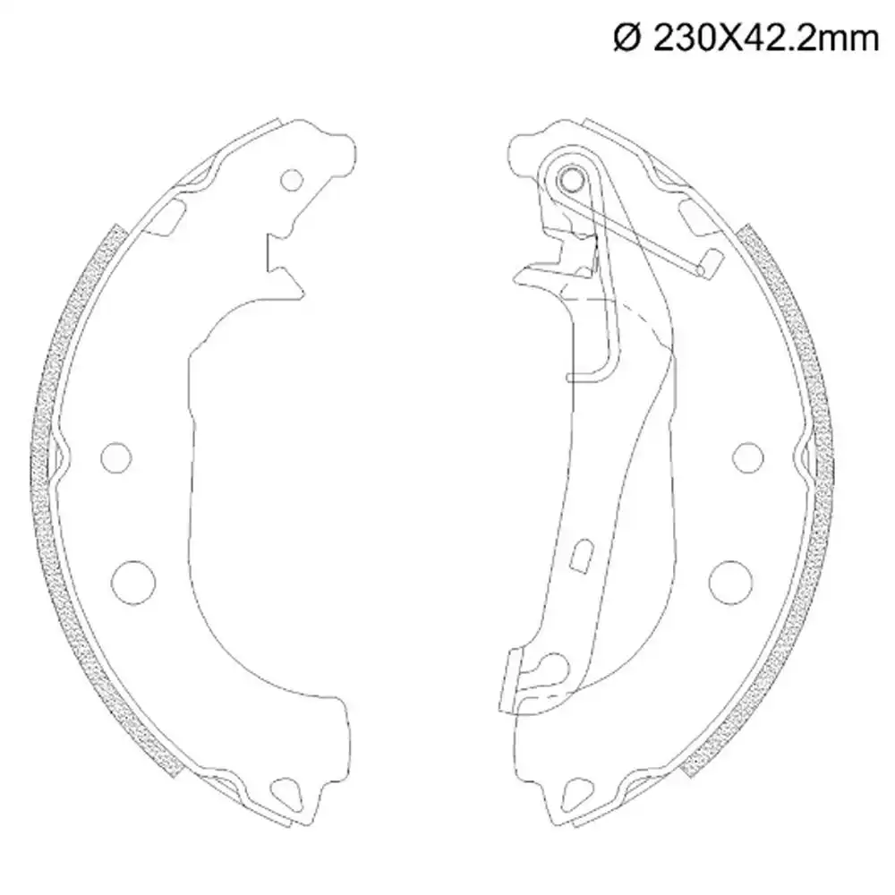 SAPATAS FREIO ECOSPORT 1.5 12V 2019 EM DIANTE