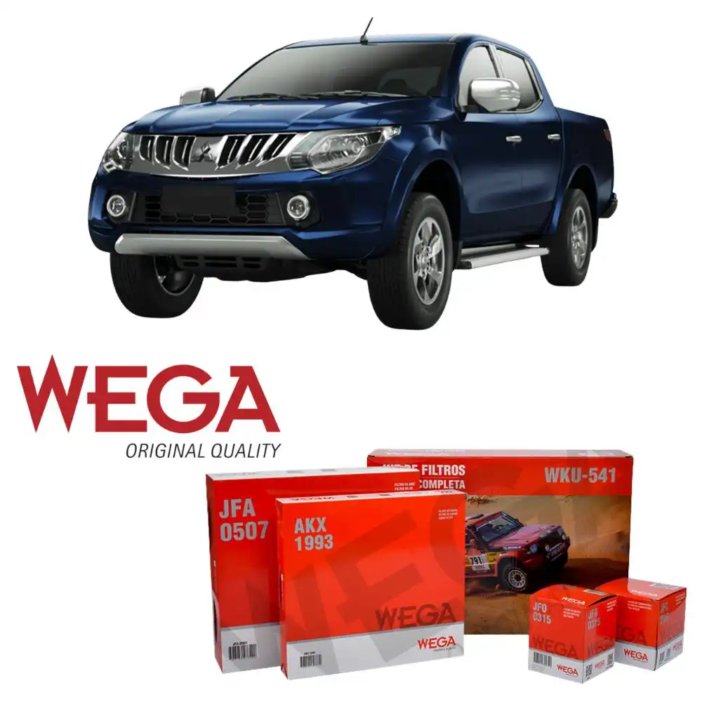KIT FILTROS L-200 2.4 16V TURBO DIESEL 2016 ACIMA