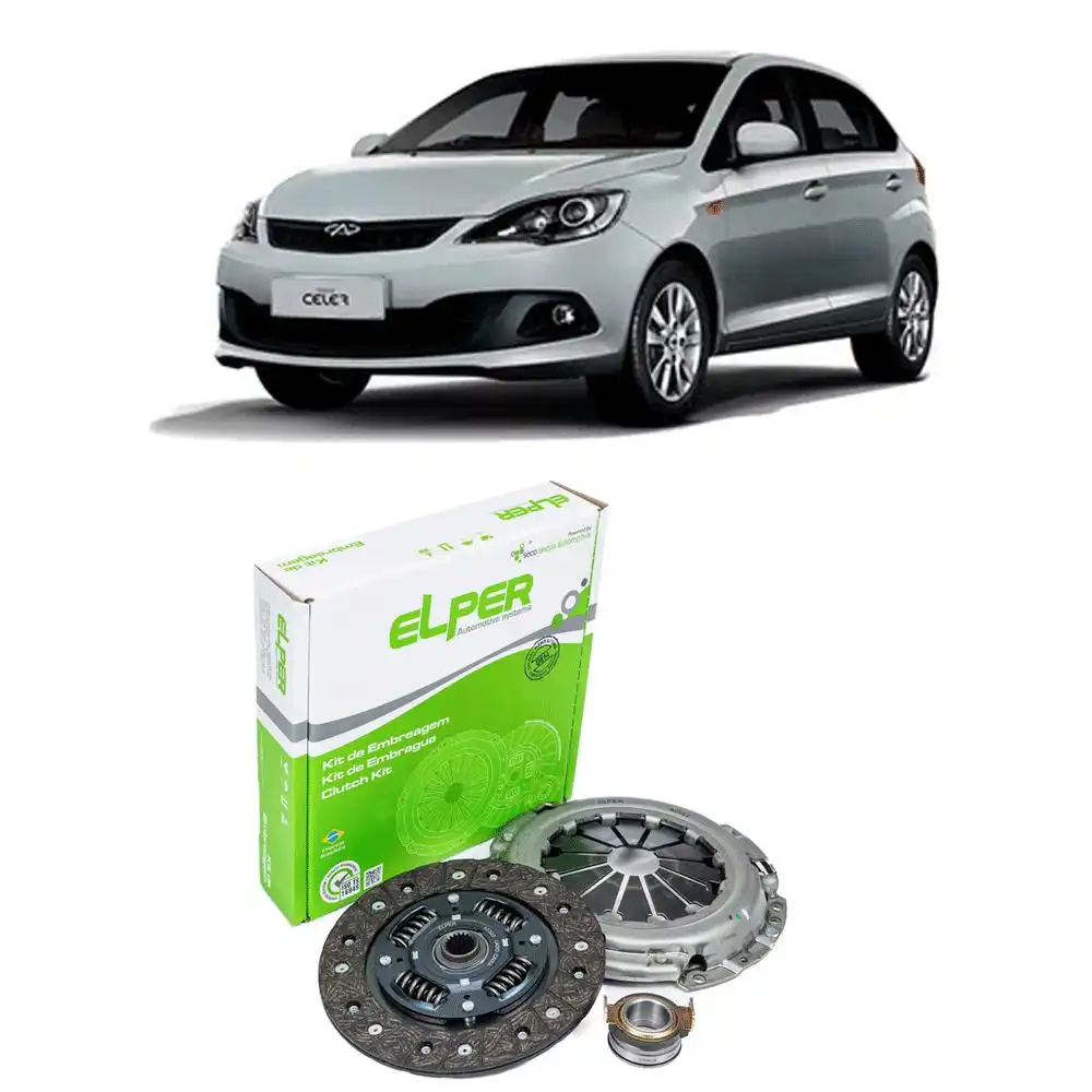 KIT EMBREAGEM CHERY CELER 1.5 2013 A 2018 COM ROLAMENTO