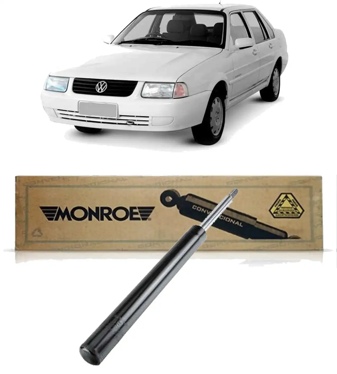 AMORTECEDOR DIANTEIRO SANTANA 1984 A 2006 GAS