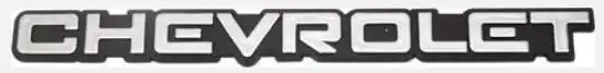 EMBLEMA CHEVROLET CINZA