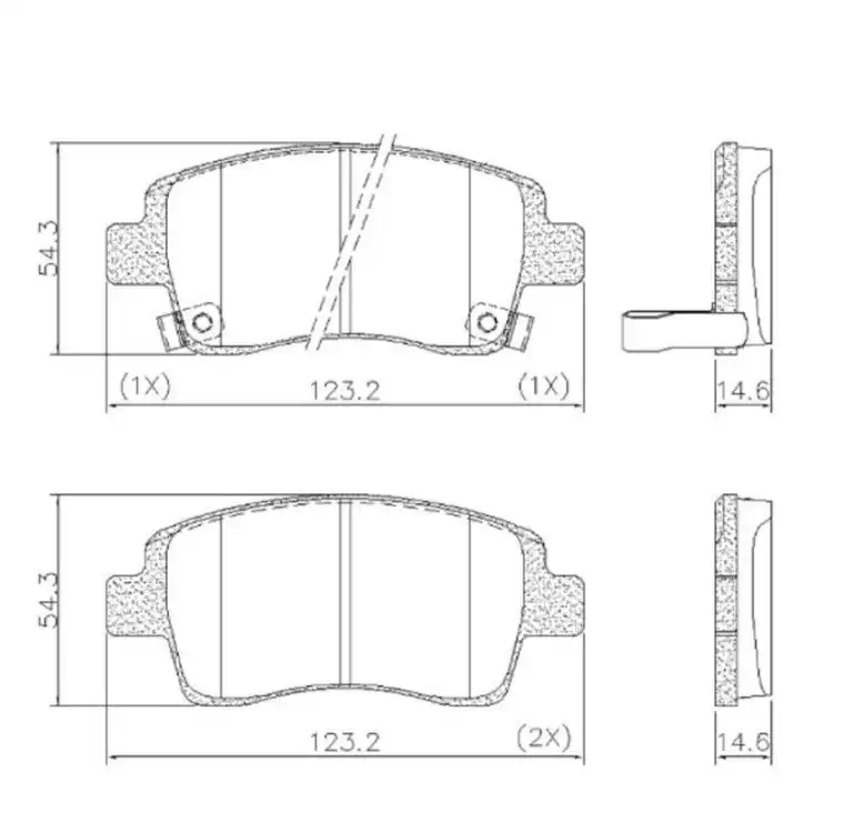 PASTILHA FREIO DIANTEIRA ETIOS 1.3 16V 2013 ACIMA CERAMICA