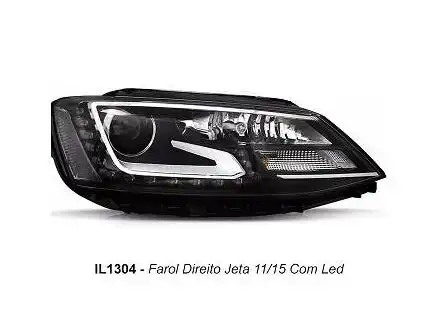 FAROL JETTA 2011 A 2015 DIREITO COM LED