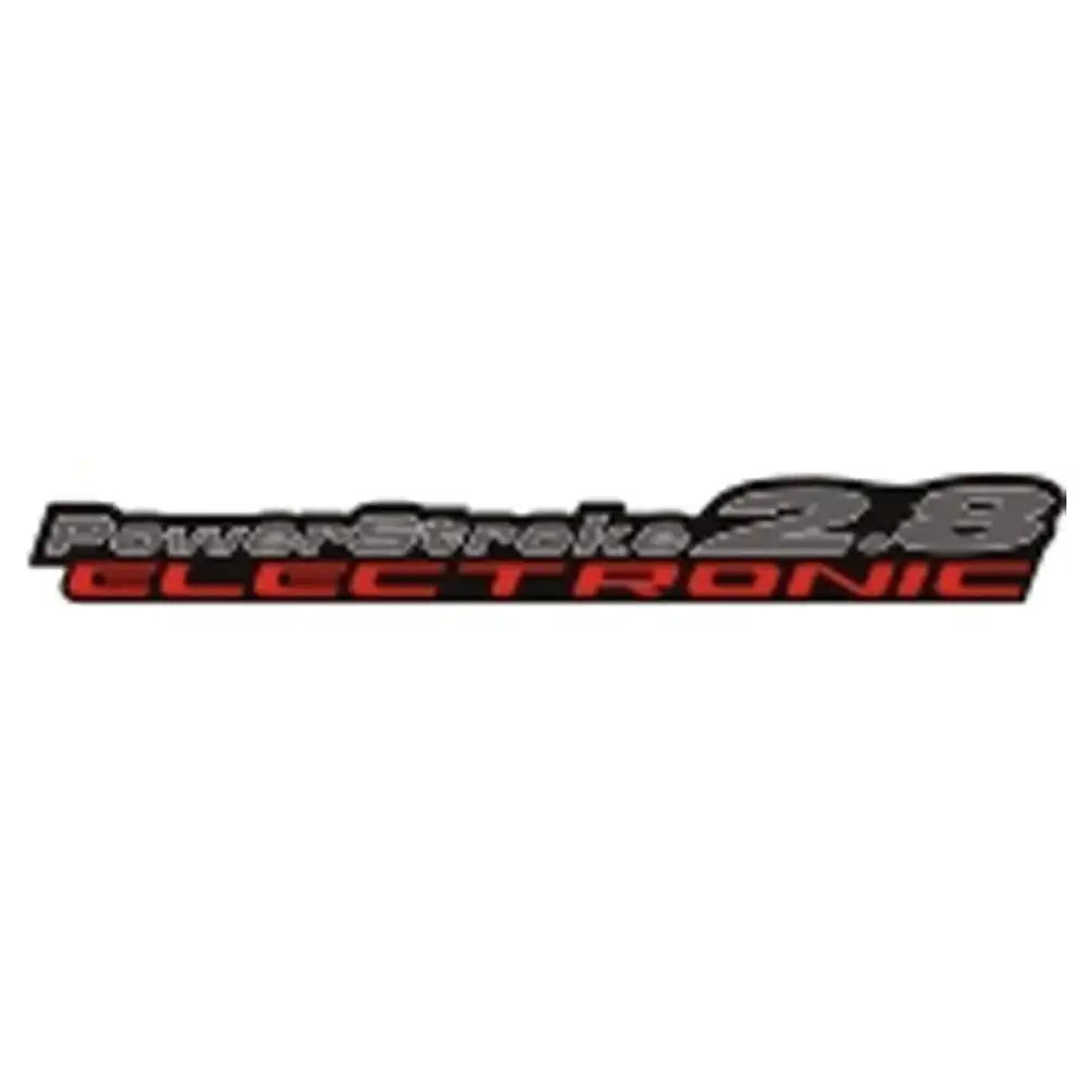 EMBLEMA "POWER STROKE 2.8 ELECTRONIC" RANGER 05/10 PRETO
