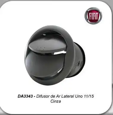 GRADE VENT INT LATERAL UNO CINZA 2011 A 2015