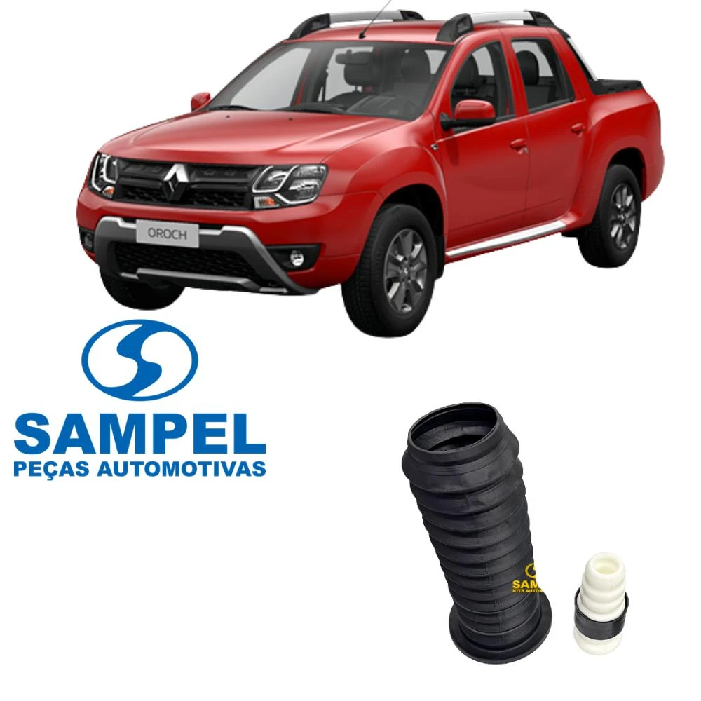 KIT AMORTECEDOR TRASEIRO OROCH 1.6 2015 ACIMA